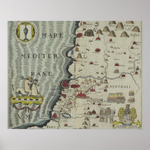 Kusten i Phoenicia Poster