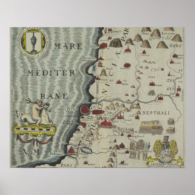 Kusten i Phoenicia Poster (Framsidan)