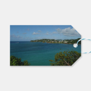 Kusten i St. Lucia Caribbean Vacation Photo Presentetikett