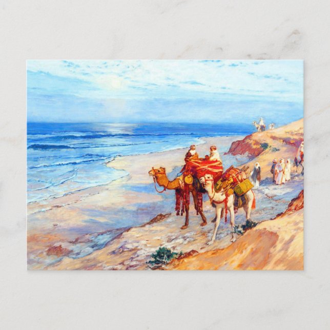 Kusten i Tangier Atlanten Vykort (Framsida)