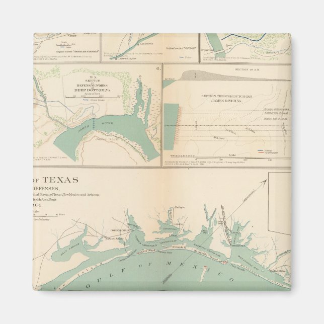 Kusten i Texas Magnet (Framsidan)