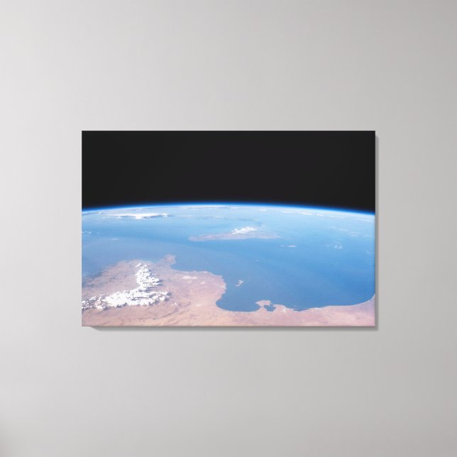 Kusten i Tunisien och Libyen och Sicilien Canvastryck (Framsida)