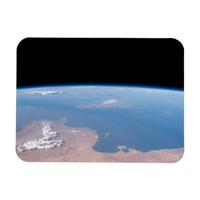 Kusten i Tunisien och Libyen och Sicilien Magnet (Horisontell)