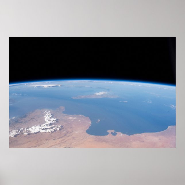 Kusten i Tunisien och Libyen och Sicilien Poster (Framsidan)