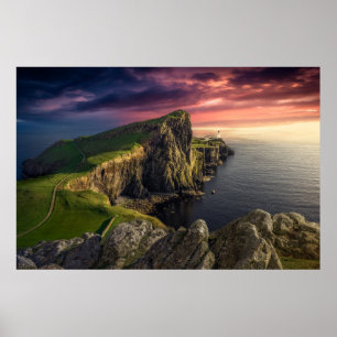 Kusten Isle of Skye, Skottland Poster