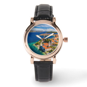 Kusten Korcula Town, Korcula Island, Kroatien Armbandsur