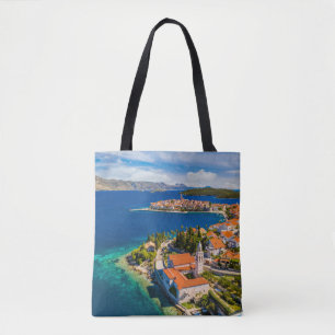 Kusten   Korcula Town, Korcula Island, Kroatien Tygkasse