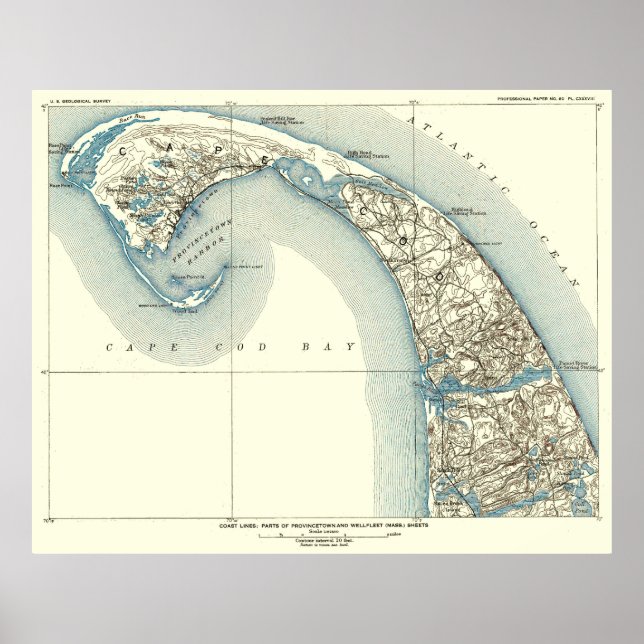 Kusten Linjer provinsstaden Truro 10:8 Poster (Framsidan)