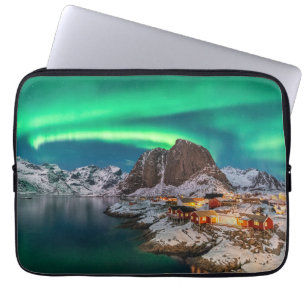 Kusten Lofoten Islands, Hamnoy, Norge Laptop Fodral