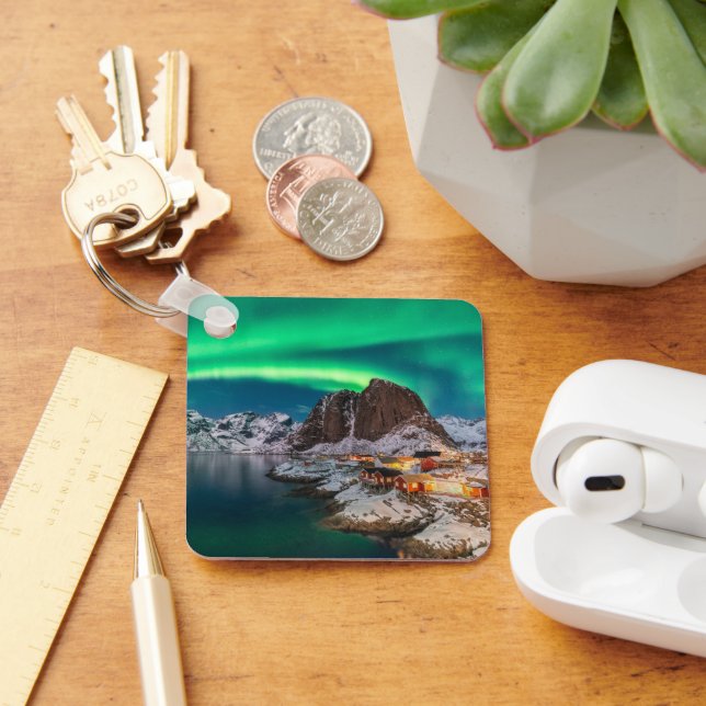 Kusten | Lofoten Islands, Hamnoy, Norge Nyckelring (Skrivbord)