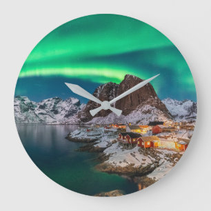 Kusten Lofoten Islands, Hamnoy, Norge Stor Klocka