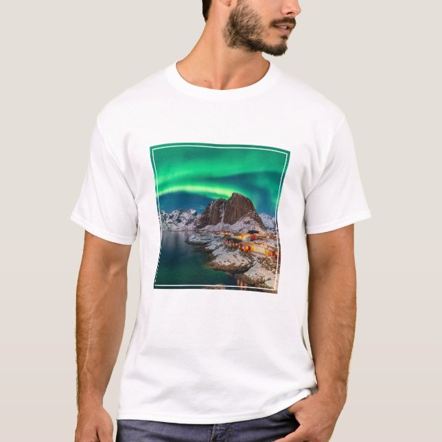 Kusten | Lofoten Islands, Hamnoy, Norge T Shirt (Framsida)