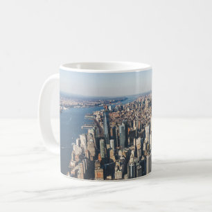Kusten Manhattan, New York City Kaffemugg