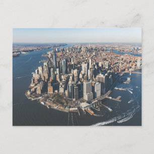 Kusten Manhattan, New York City Vykort