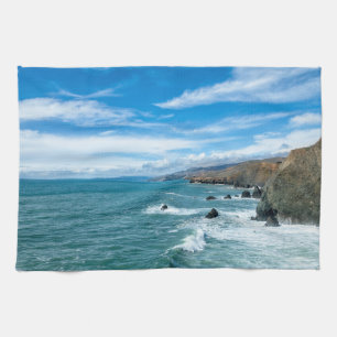Kusten   Marin Headlands, Kalifornien Kökshandduk