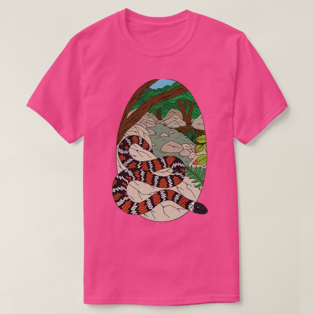 Kusten Mountain Kingsnake Lampropeltis zonata mult T Shirt (Design framsida)