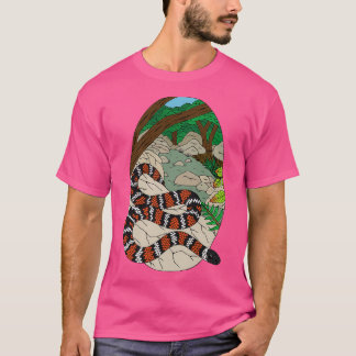 Kusten Mountain Kingsnake Lampropeltis zonata mult T Shirt