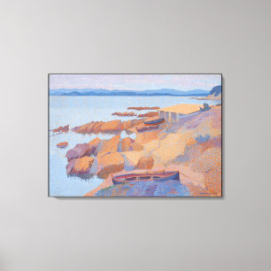 "Kusten nära Antibes" av Henri Edmond Kor Canvastryck