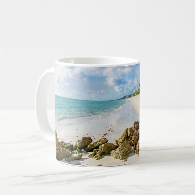 Kusten | Neapel Pier, Southwest Florida Kaffemugg (Framsida vänster)