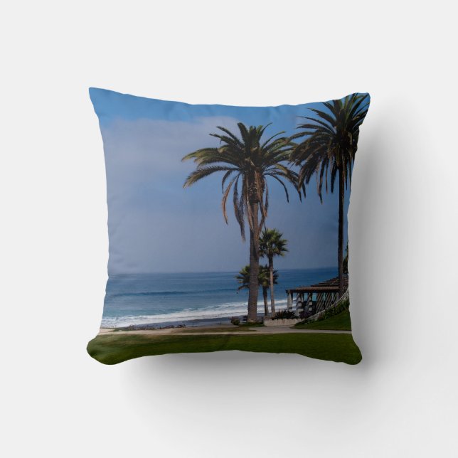 Kusten Pillow för två reversibla havsområden Kudde (Framsida)