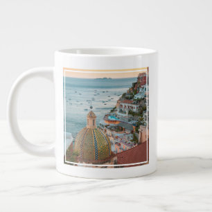 Kusten Positano, Amalfi Kusten, Italien Jumbo Mugg