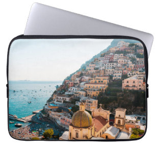 Kusten Positano Italien, Cliffside Village Laptop Fodral