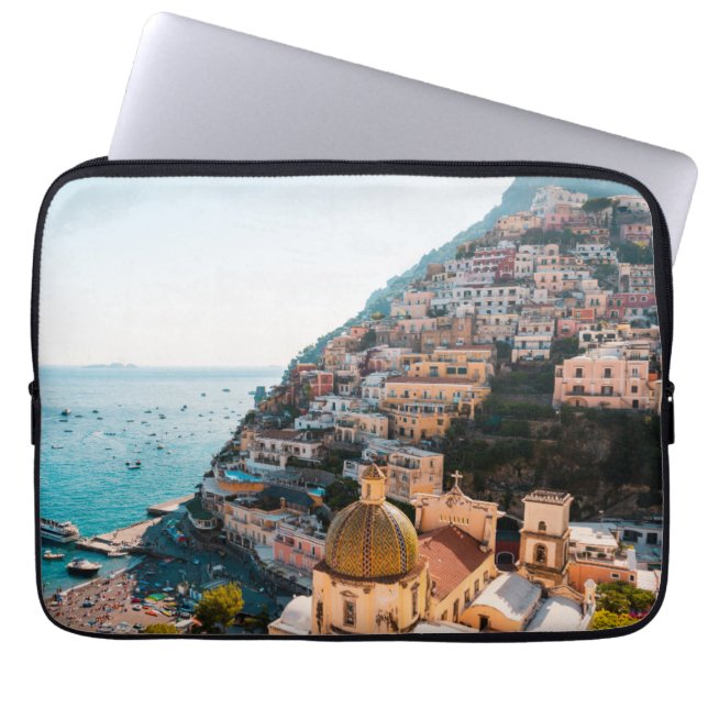 Kusten | Positano Italien, Cliffside Village Laptop Fodral (Framsidan)