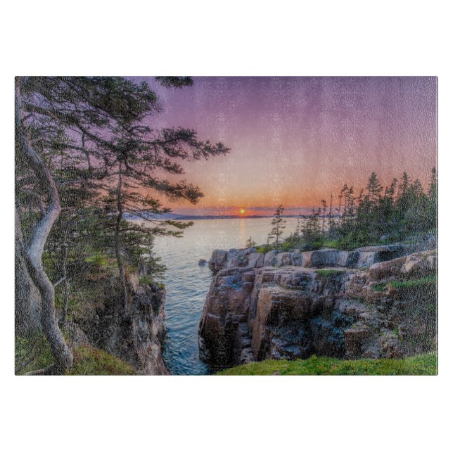 Kusten | Ravens Nest Acadia nationalpark Maine (Framsidan)