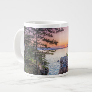 Kusten Ravens Nest Acadia nationalpark Maine Jumbo Mugg