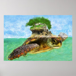 Kusten - Sea Turtle Island Poster