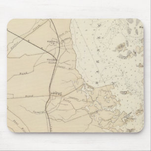 Kusten sektion Barnegat Bay till Tuckerton Chart K Musmatta