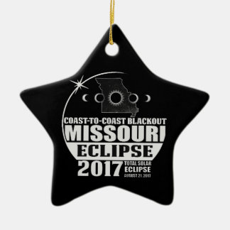 Kusten som seglar utmed kusten den Missouri Julgransprydnad Keramik