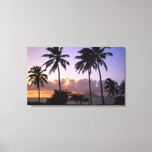 Kusten St. Kitts Canvastryck (Framsida)