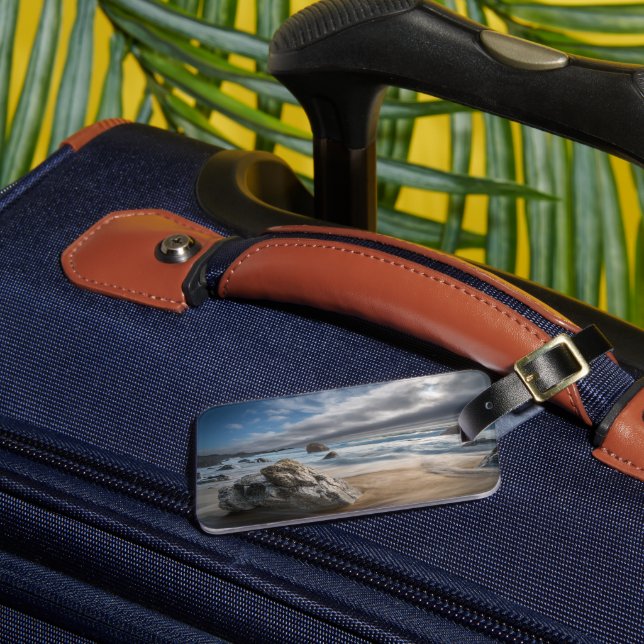 Kusten | Stormy Big Sur, Kalifornien Bagagebricka (Framsida Insitu 3)