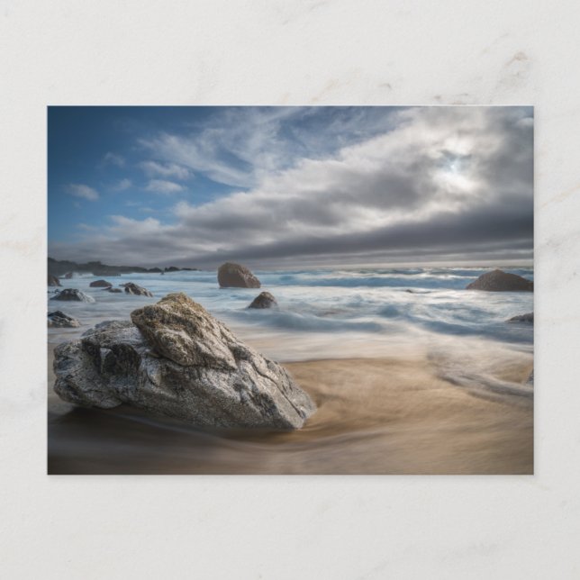 Kusten | Stormy Big Sur, Kalifornien Vykort (Framsida)