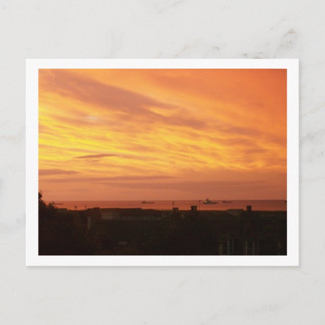 Kusten Sunrise Vykort (Framsida)