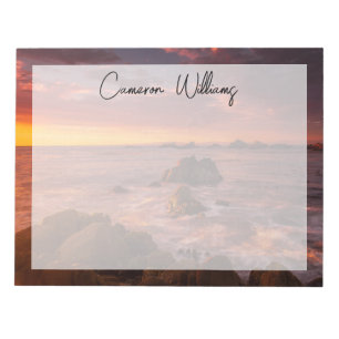Kusten   Sunset Pacific Grove Carmel California Anteckningsblock