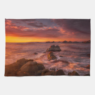 Kusten Sunset Pacific Grove Carmel California Kökshandduk