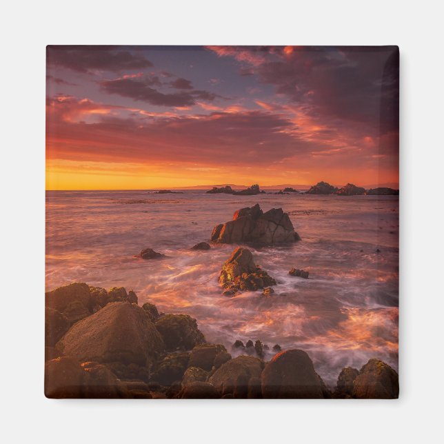 Kusten | Sunset Pacific Grove Carmel California Magnet (Framsidan)