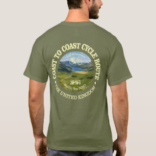 Kusten till Kusten ’C2C’ (cykling c) T Shirt