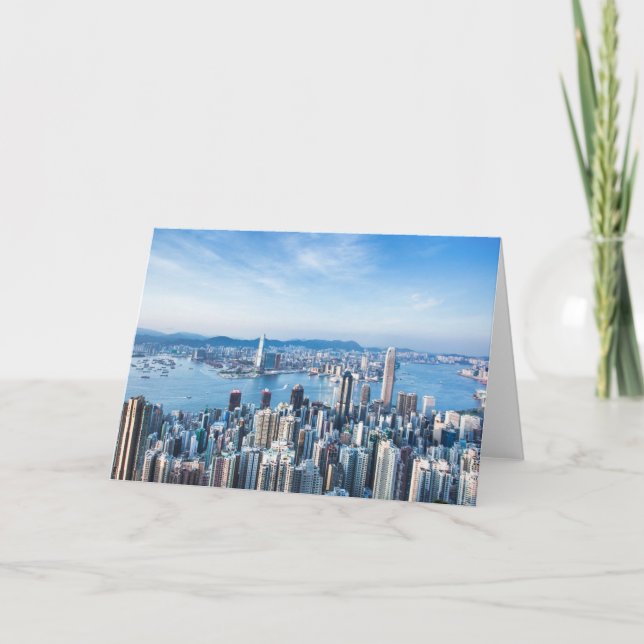 Kusten | Tsim Sha Tsu, Hongkong, Asien Kort (Framsida)