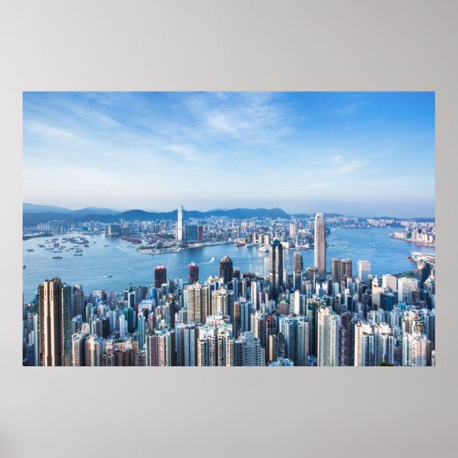 Kusten | Tsim Sha Tsu, Hongkong, Asien Poster (Framsidan)