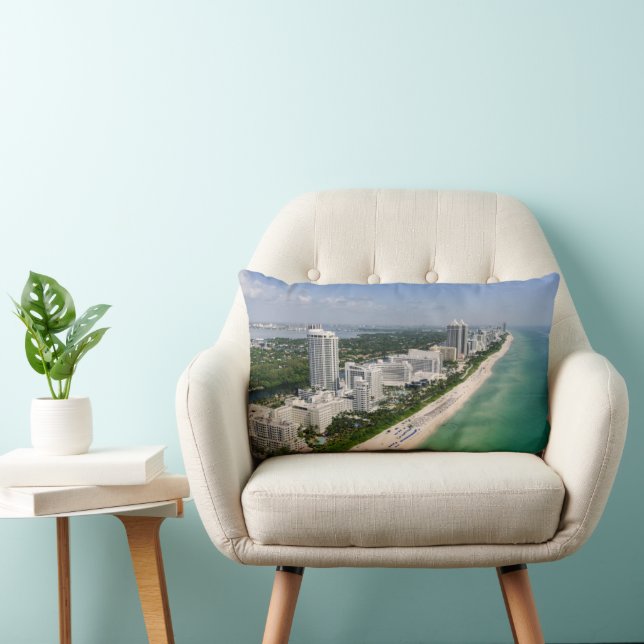 Kusten | Urban Beach, Miami, Florida Lumbarkudde (Stol)