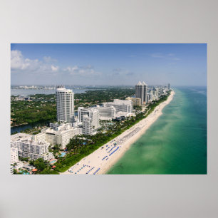 Kusten Urban Beach, Miami, Florida Poster