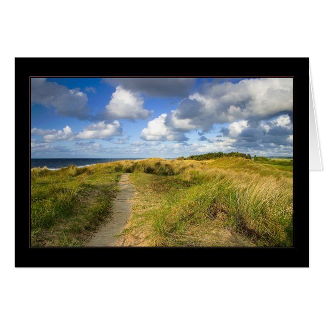 Kusten väg hälsningskort (Framsidan Horizontal)