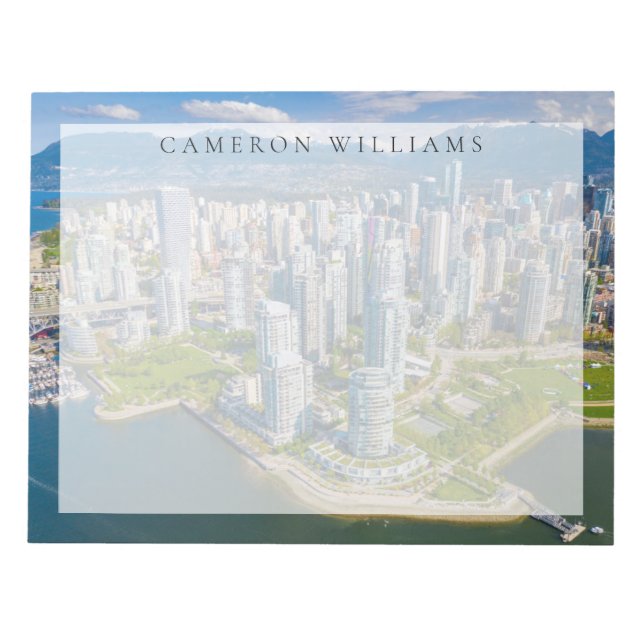 Kusten | Vancouver, British Columbia, Kanada Anteckningsblock (Framsida)