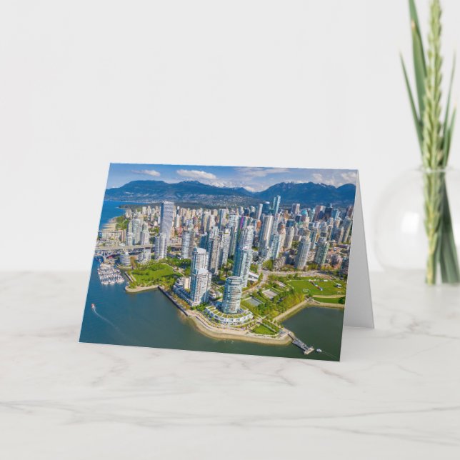 Kusten | Vancouver, British Columbia, Kanada Kort (Framsida)