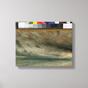 Kusten vid Brighton - Stormy Evening, c.1828 (oi) Canvastryck