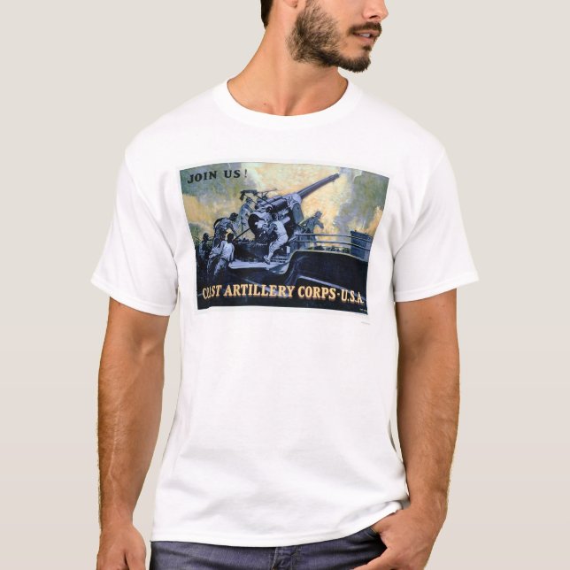 Kustenartillerikår (US02042) T-shirt (Framsida)