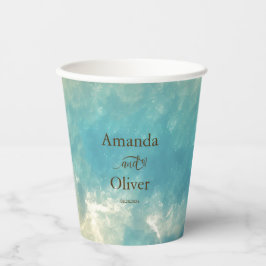 Kustens Chic Golden Sand Tur ise Vatten Bröllop